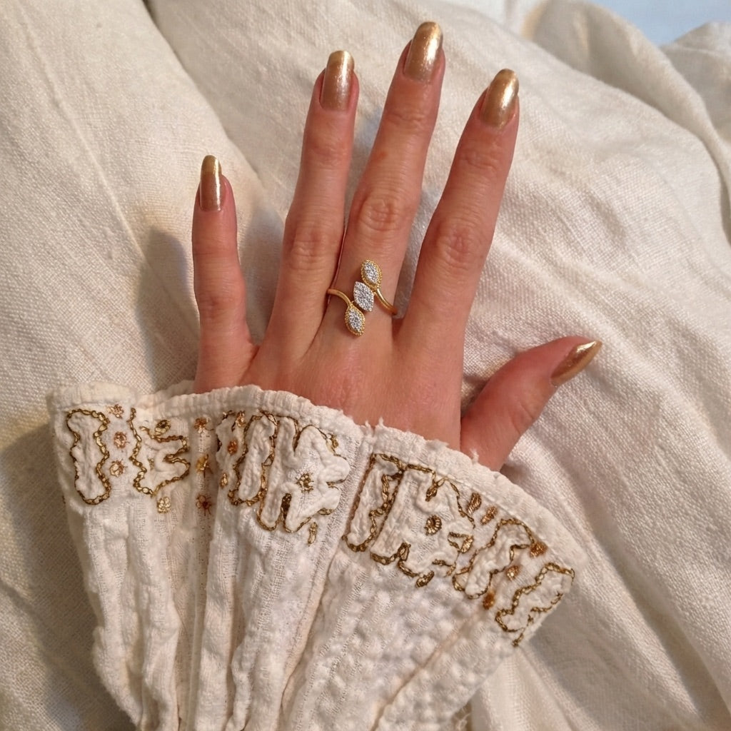 Golden hour Diamond Ring
