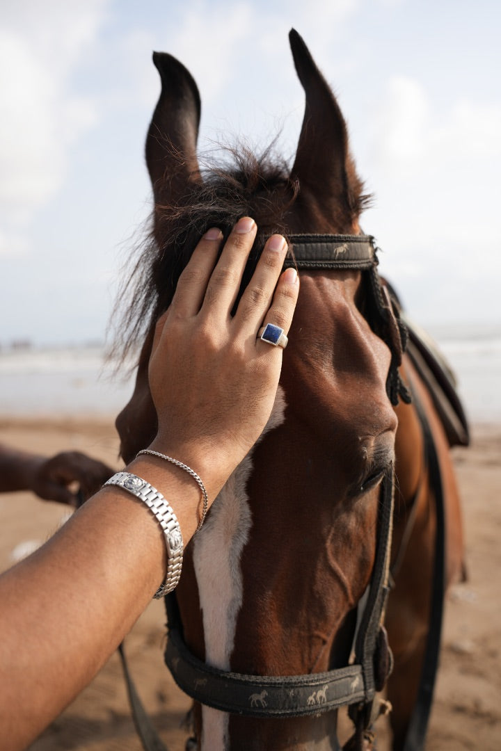 Lapis Lazuli Blue Ring