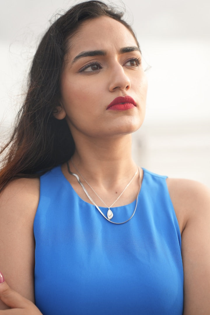 Elysian Drop Pearl Chain pendant