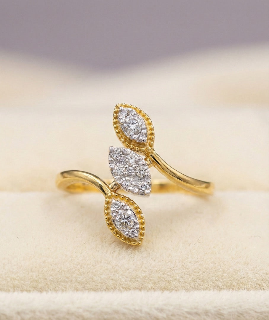 Golden hour Diamond Ring
